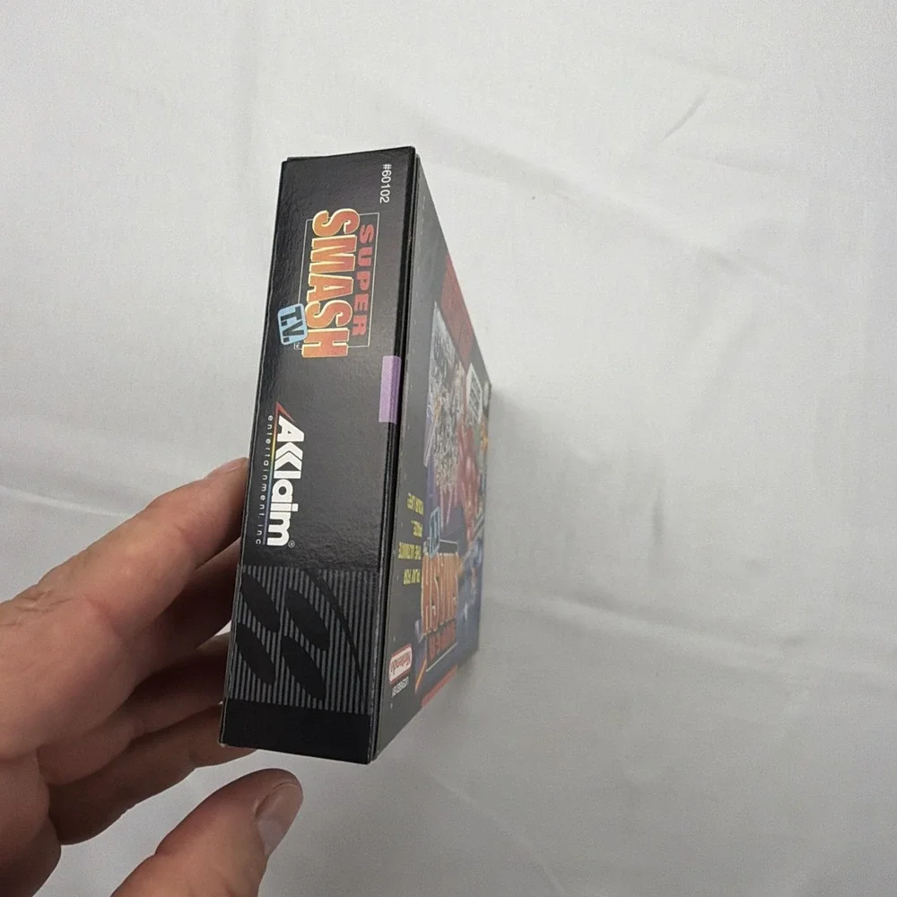 Super Smash T.V. Box Only Authentic Super Nintendo SNES